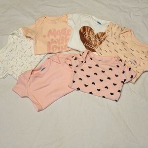 Bon bebe onesie set 3-6 months